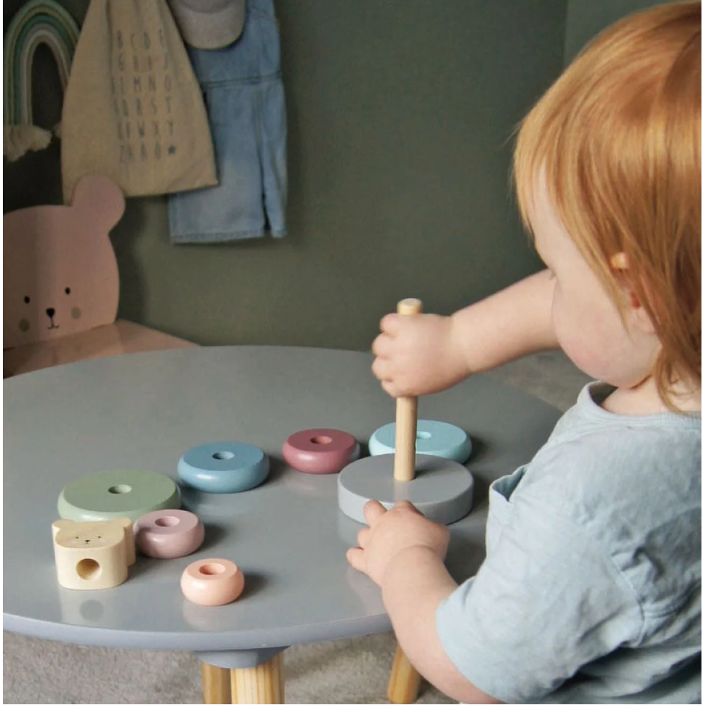 Jabadabado Ξύλινη Πυραμίδα Αρκουδάκι