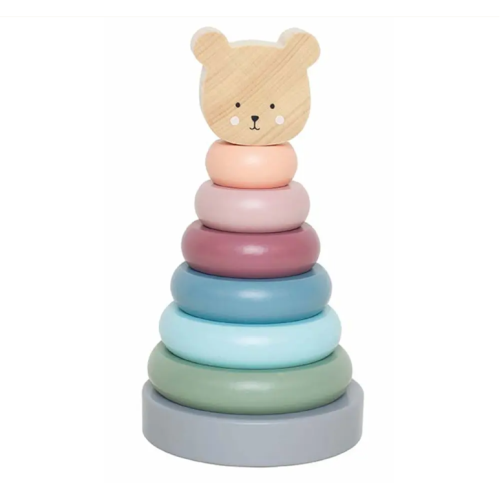 Jabadabado Ξύλινη Πυραμίδα Αρκουδάκι