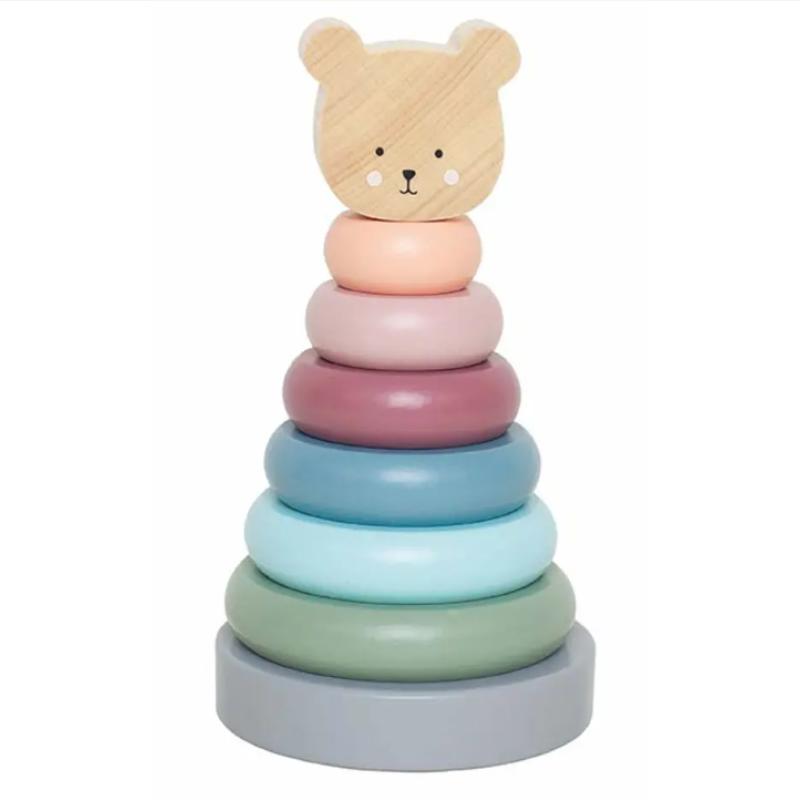 Jabadabado Ξύλινη Πυραμίδα Αρκουδάκι