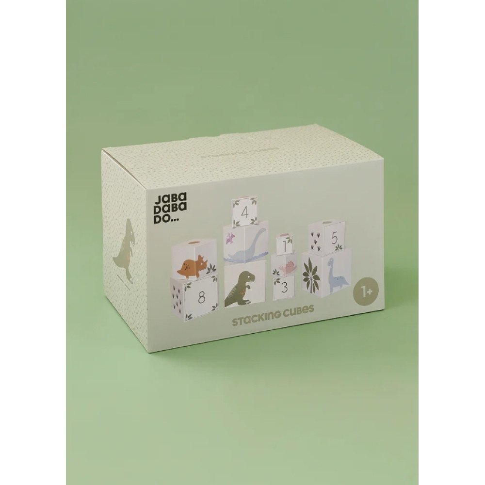 Jabadabado Στοιβαζόμενοι Κύβοι Με Αριθμούς 1-10 Δεινόσαυροι