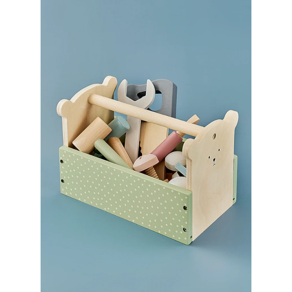 Jabadabado Ξύλινο Bαλιτσάκι Mε Eργαλεία Teddy