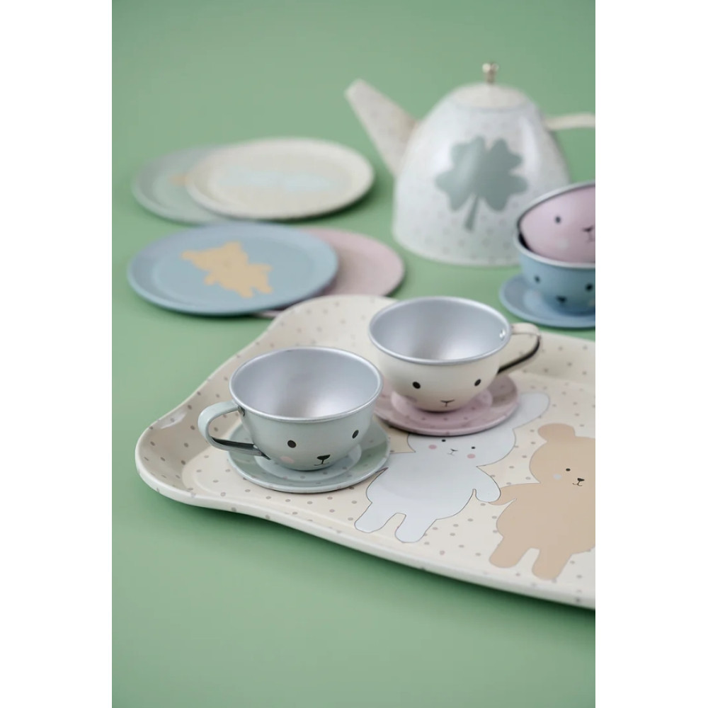 Jabadabado Βαλιτσάκι Με Σετ Τσαγιού Teddy & Bunny