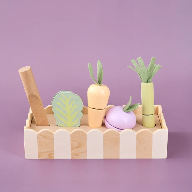 Jabadabado Ξύλινα Λαχανικά Που Ενώνονται Με Velcro