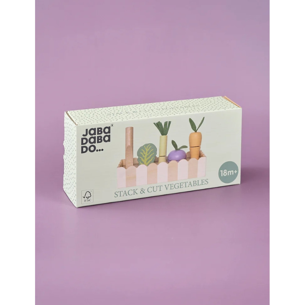 Jabadabado Ξύλινα Λαχανικά Που Ενώνονται Με Velcro