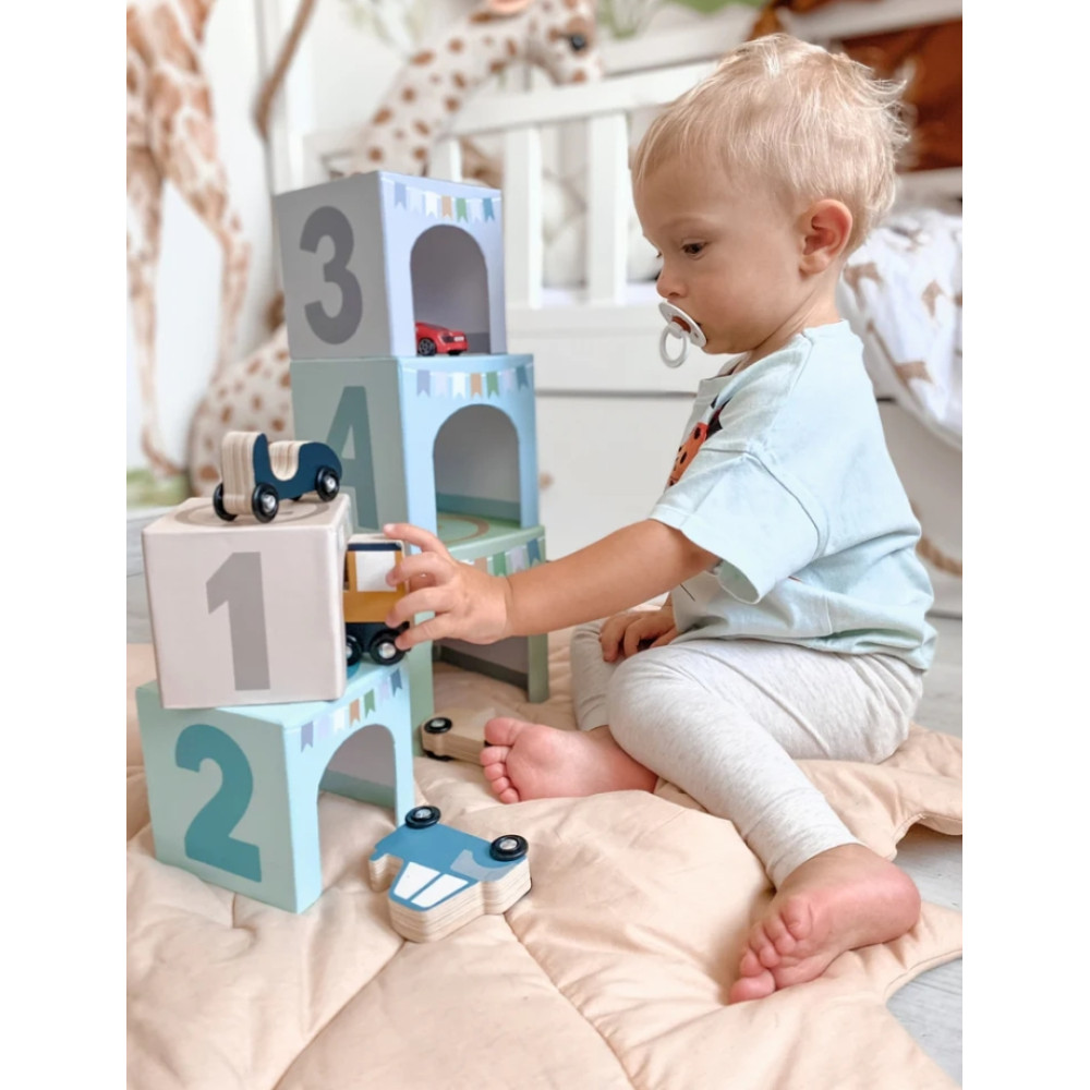 Jabadabado: Στοιβαζόμενοι κύβοι με αυτοκινητάκια