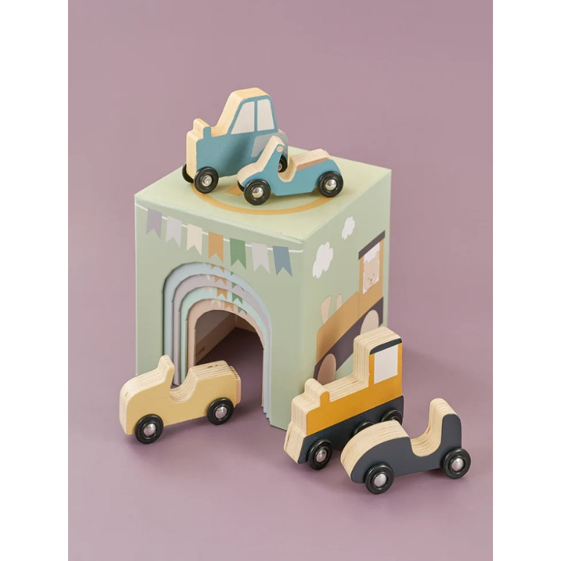 Jabadabado: Στοιβαζόμενοι κύβοι με αυτοκινητάκια