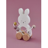 Jabadabado Ξύλινο Κουνελάκι Με Ροδάκια Και Άβακα