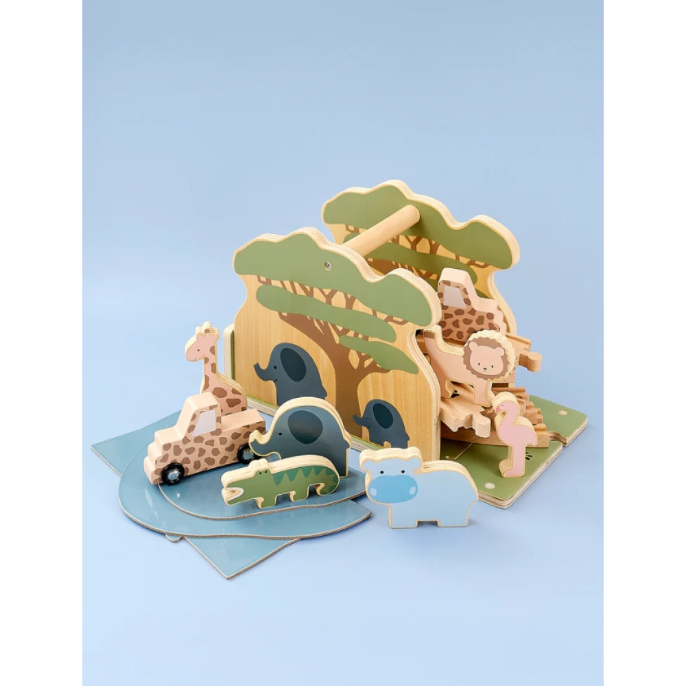 Jabadabado Ξύλινος Αυτοκινητόδρομος - Safari