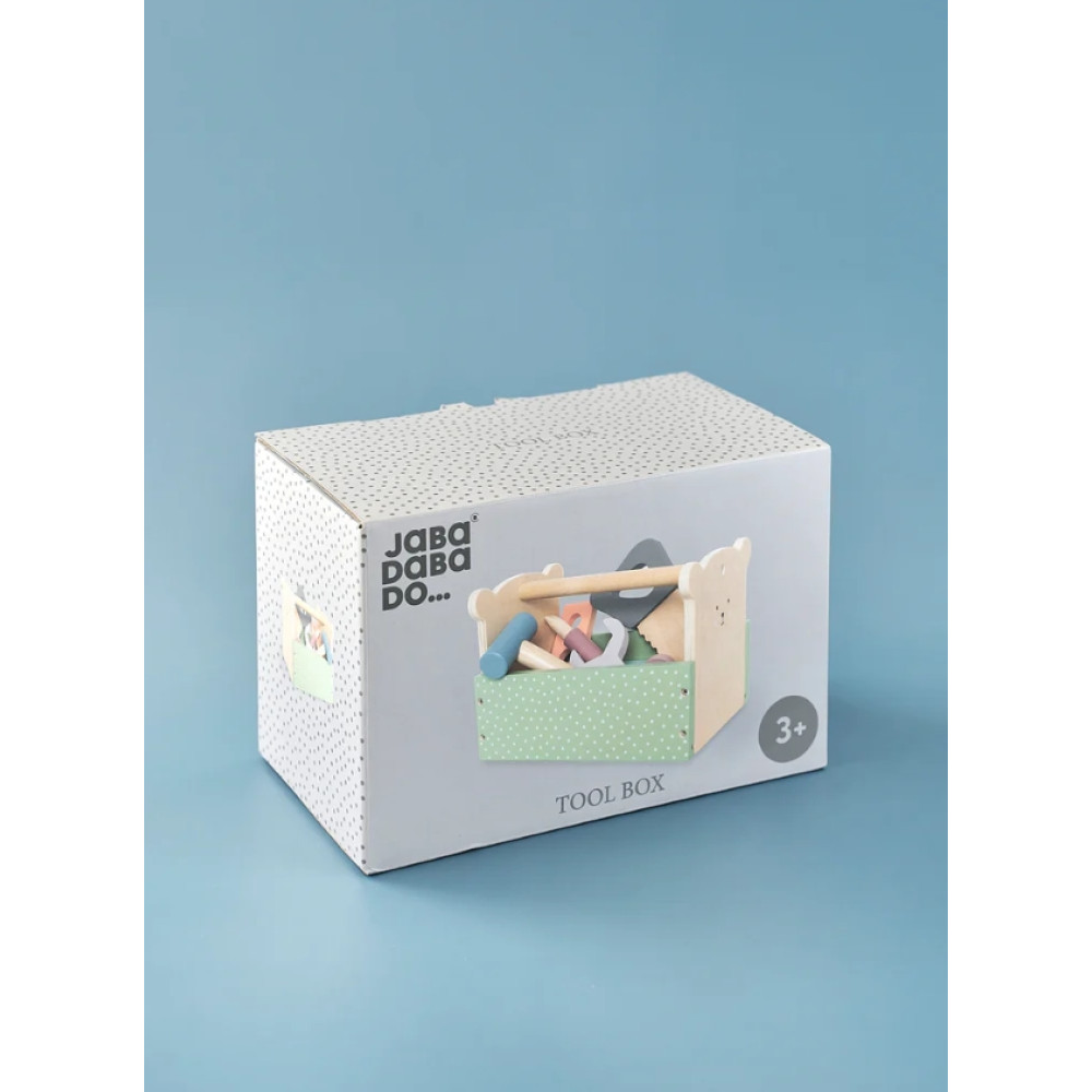Jabadabado Ξύλινο Bαλιτσάκι Mε Eργαλεία Teddy