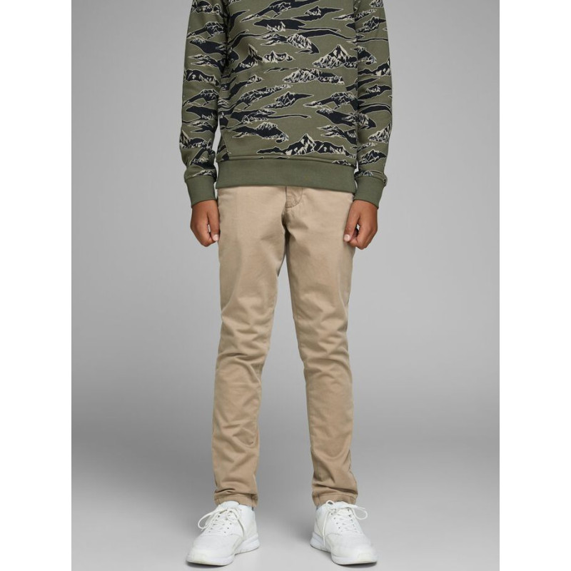 Παιδικό Παντελόνι Chino Slim Fit Beige Παιδικό Παντελόνι Chino Slim Fit Beige