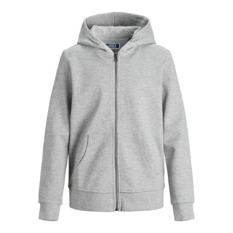 Παιδικό Φούτερ Με Φερμουάρ Light Grey Melange