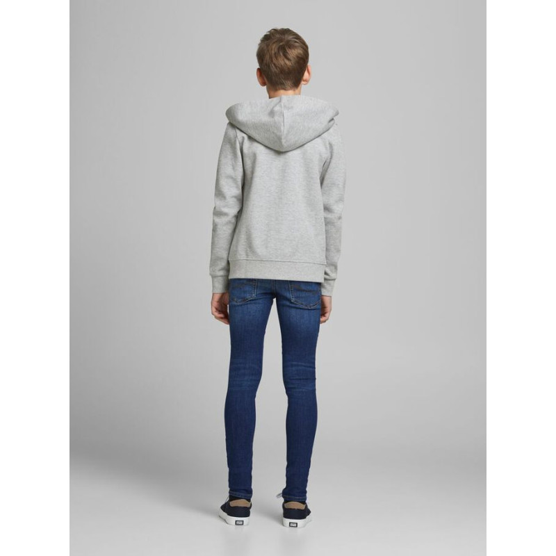 Παιδικό Φούτερ Με Φερμουάρ Light Grey Melange