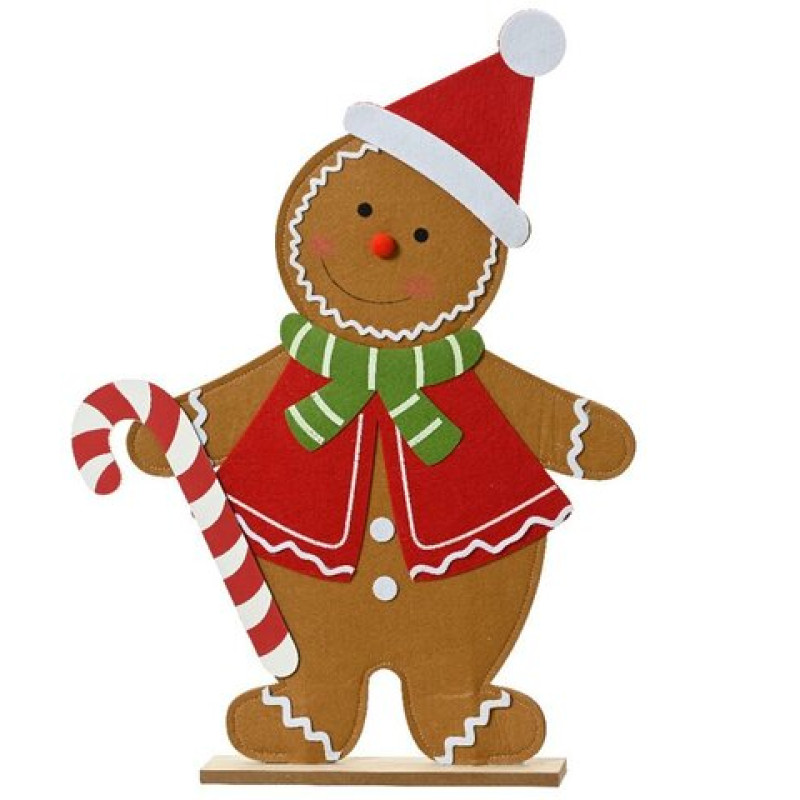 Gingerbread Φιγούρα Από Τσόχα 63.5 cm  Gingerbread Φιγούρα Από Τσόχα 63.5 cm