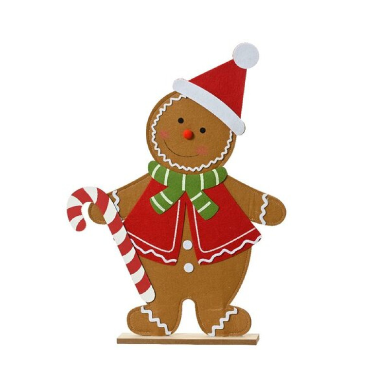 Gingerbread Φιγούρα Από Τσόχα 63.5 cm  Gingerbread Φιγούρα Από Τσόχα 63.5 cm