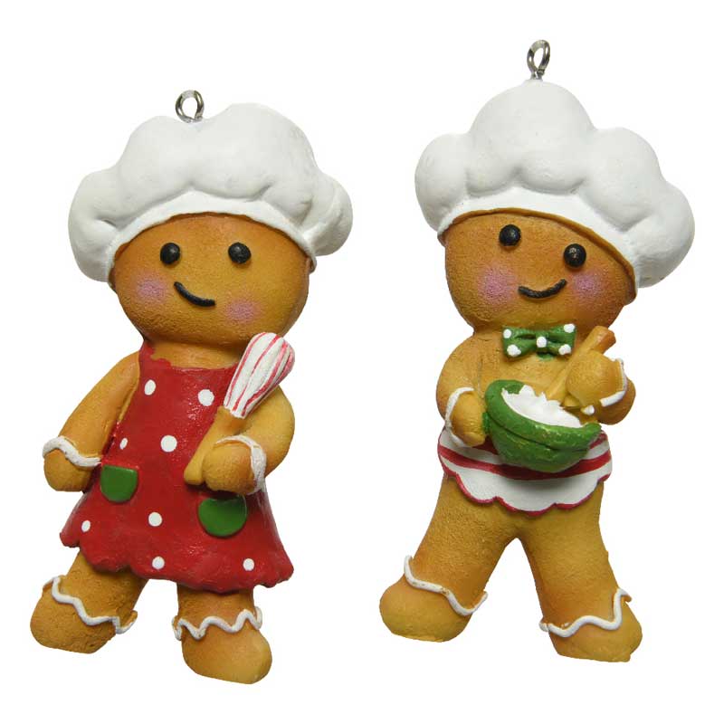 Διακοσμητικές Φιγούρες Gingerbread Chefs 9.50 cm Διακοσμητικές Φιγούρες Gingerbread Chefs 9.50 cm