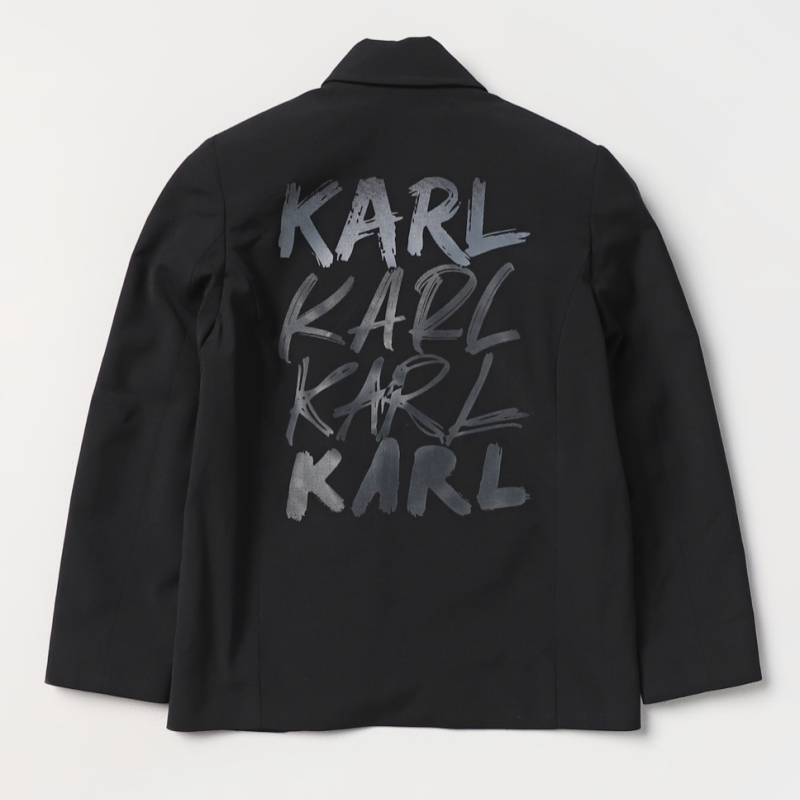 Karl Lagerfeld Παιδικό Σακάκι Μαύρο