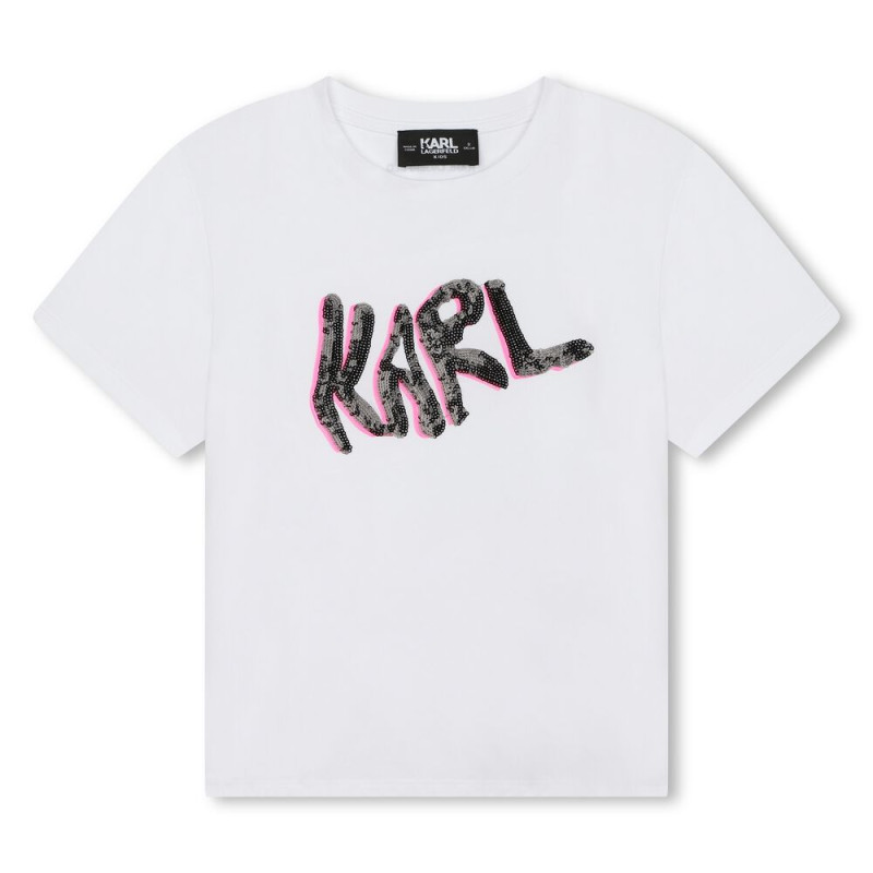 Karl Lagerfeld Παιδική Μπλούζα  Άσπρη