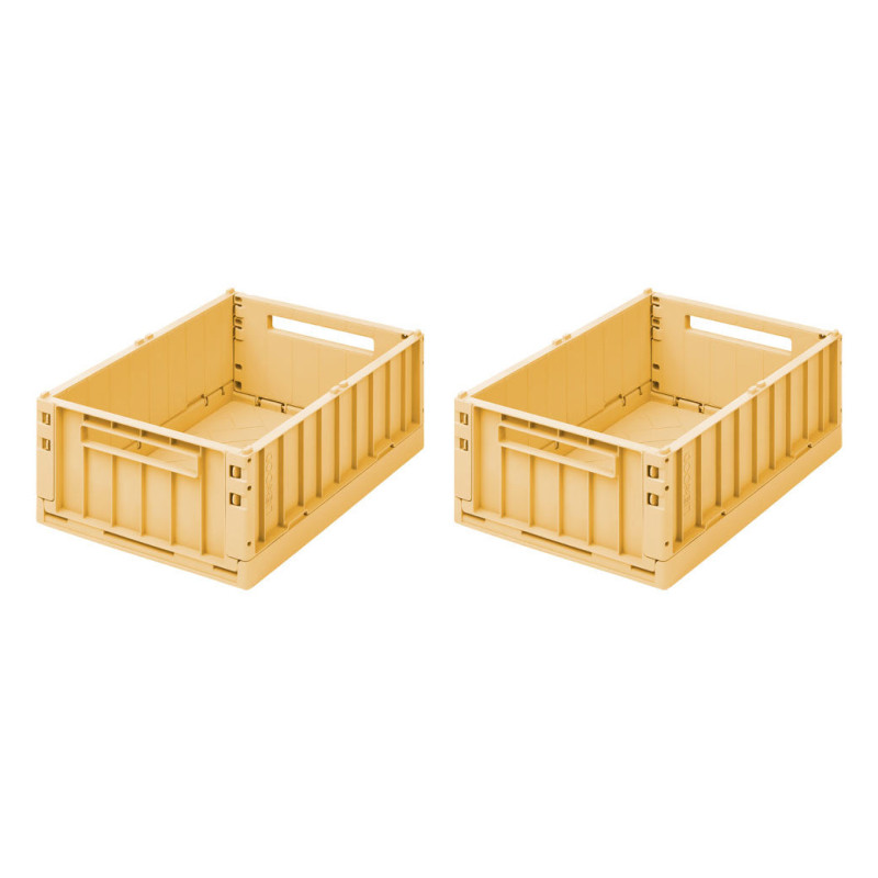 Liewood Πλαστικά Τελάρα Αποθήκευσης Wenston Medium 2 Τμχ Jojoba 36 x25 x13.5 cm