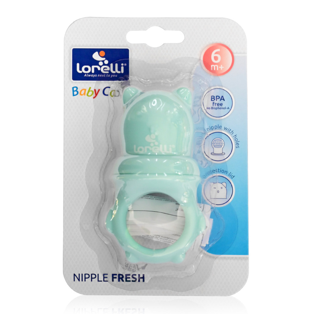 Lorelli Πιπίλα Φαγητού Σιλικόνης Fresh Τυρκουάζ   Lorelli Πιπίλα Φαγητού Σιλικόνης Fresh Τυρκουάζ