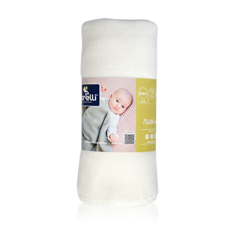 Lorelli Polar Απαλή Βρεφική Κουβέρτα Fleece 75x100cm Λευκή  Lorelli Polar Απαλή Βρεφική Κουβέρτα Fleece 75x100cm Λευκή