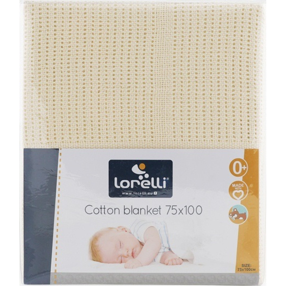 Lorelli Κουβέρτα Αγκαλιάς 75×100cm Creme Lorelli Κουβέρτα Αγκαλιάς 75×100cm Creme