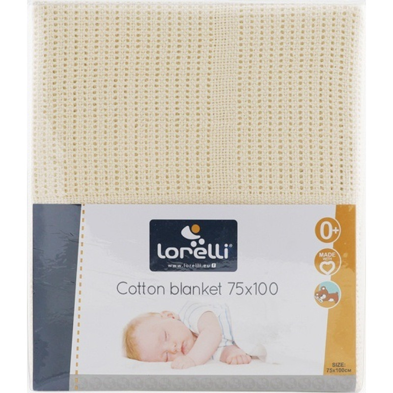 Lorelli Κουβέρτα Αγκαλιάς 75×100cm Creme Lorelli Κουβέρτα Αγκαλιάς 75×100cm Creme