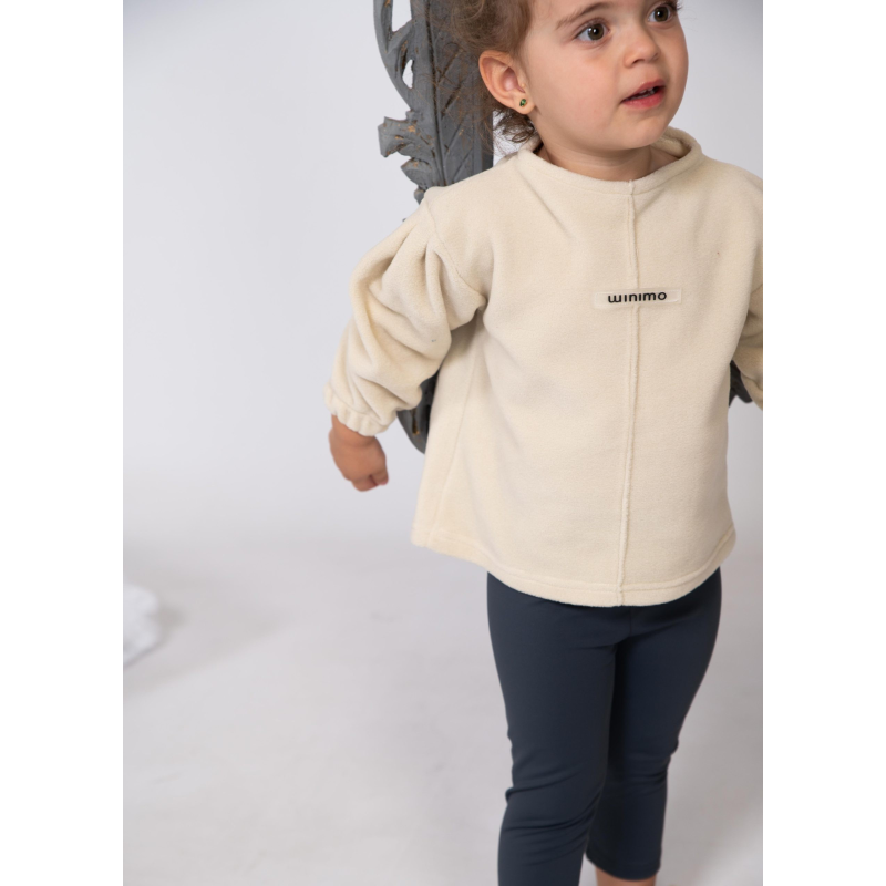 Minimo Σετ Φούτερ 2 Tεμαχίων  Φλίς Μπλούζα Με Κολάν Minimo Σετ Φούτερ 2 Tεμαχίων  Φλίς Μπλούζα Με Κολάν