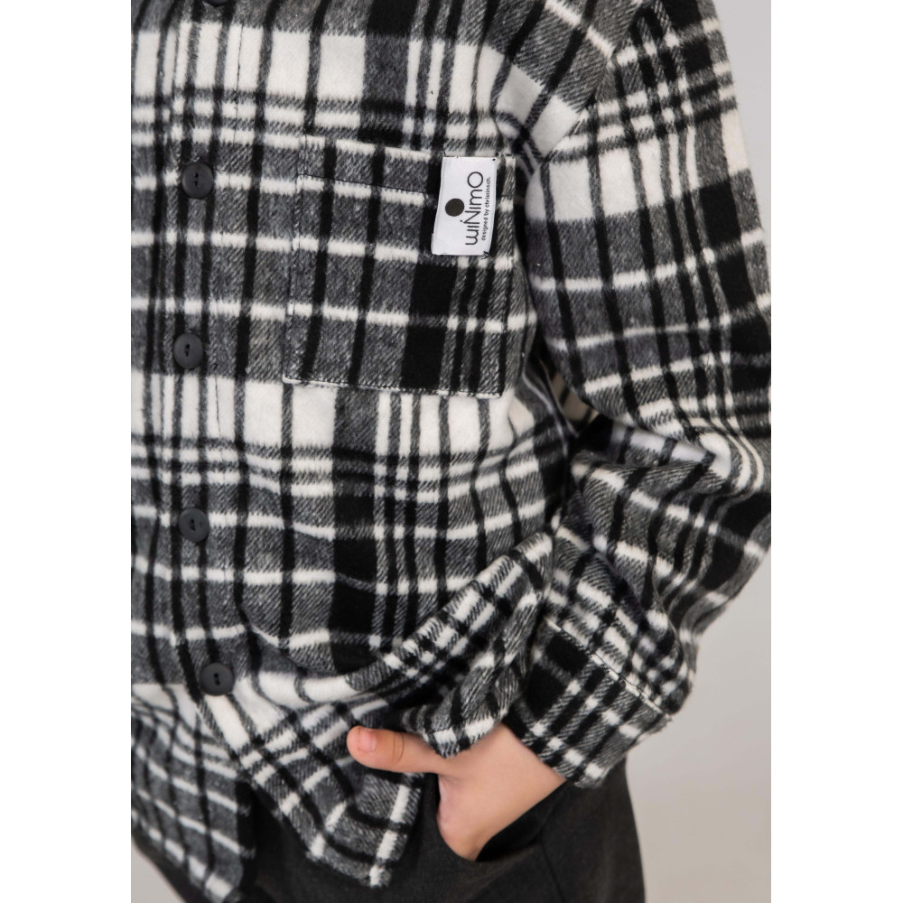 Minimo Βρεφικό Σετ 2 Τεμαχίων Καρό Πουκάμισο &  Παντελόνι