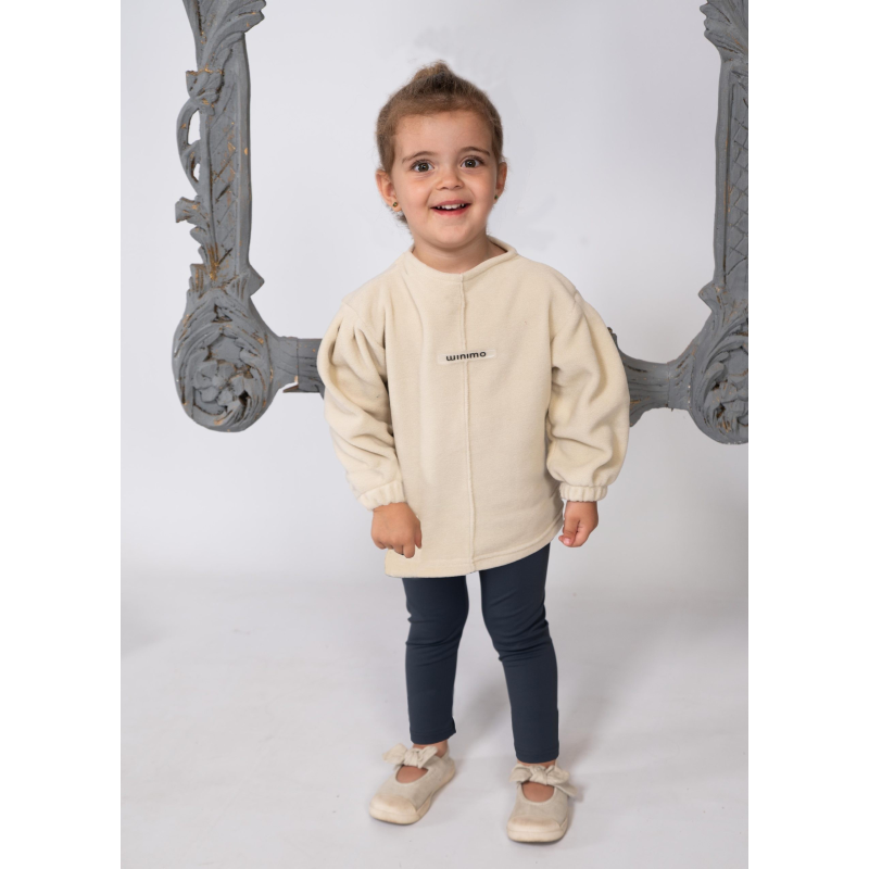 Minimo Σετ Φούτερ 2 Tεμαχίων  Φλίς Μπλούζα Με Κολάν Minimo Σετ Φούτερ 2 Tεμαχίων  Φλίς Μπλούζα Με Κολάν