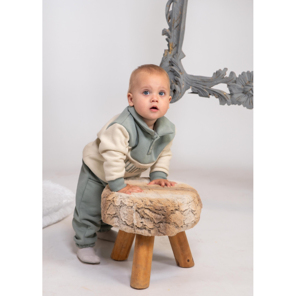 Minimo Σετ Φούτερ 2 Tεμαχίων Μπούζα Fleece Με Πόλο Και Παντελόνι Φούτερ Minimo Σετ Φούτερ 2 Tεμαχίων Μπούζα Fleece Με Πόλο Και Παντελόνι Φούτερ