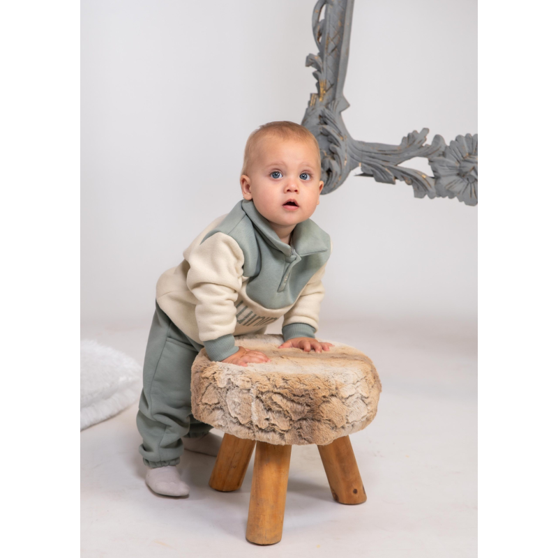 Minimo Σετ Φούτερ 2 Tεμαχίων Μπούζα Fleece Με Πόλο Και Παντελόνι Φούτερ Minimo Σετ Φούτερ 2 Tεμαχίων Μπούζα Fleece Με Πόλο Και Παντελόνι Φούτερ