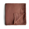 Mushie Πάνα Αγκαλιάς Cognac 120x120cm Mushie Πάνα Αγκαλιάς Cognac 120x120cm