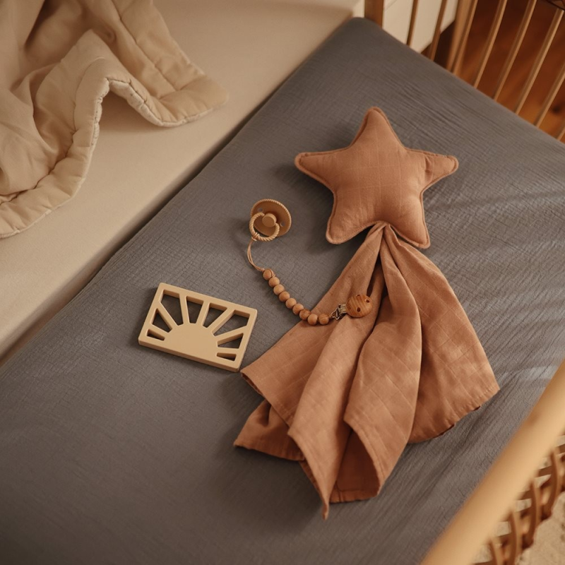 Mushie Πανάκι Μωρού Star Natural Mushie Πανάκι Μωρού Star Natural