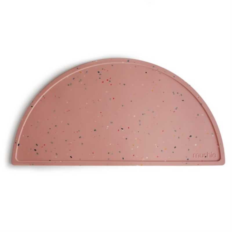 Σουπλά Φαγητού Από Σιλικόνη Powder Pink Confetti Σουπλά Φαγητού Από Σιλικόνη Powder Pink Confetti