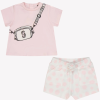 Marc Jacobs Βρεφικό Σετ Μπλούζα Και Σορτσάκι Baby Pink Marc Jacobs Βρεφικό Σετ Μπλούζα Και Σορτσάκι Baby Pink