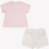 Marc Jacobs Βρεφικό Σετ Μπλούζα Και Σορτσάκι Baby Pink Marc Jacobs Βρεφικό Σετ Μπλούζα Και Σορτσάκι Baby Pink