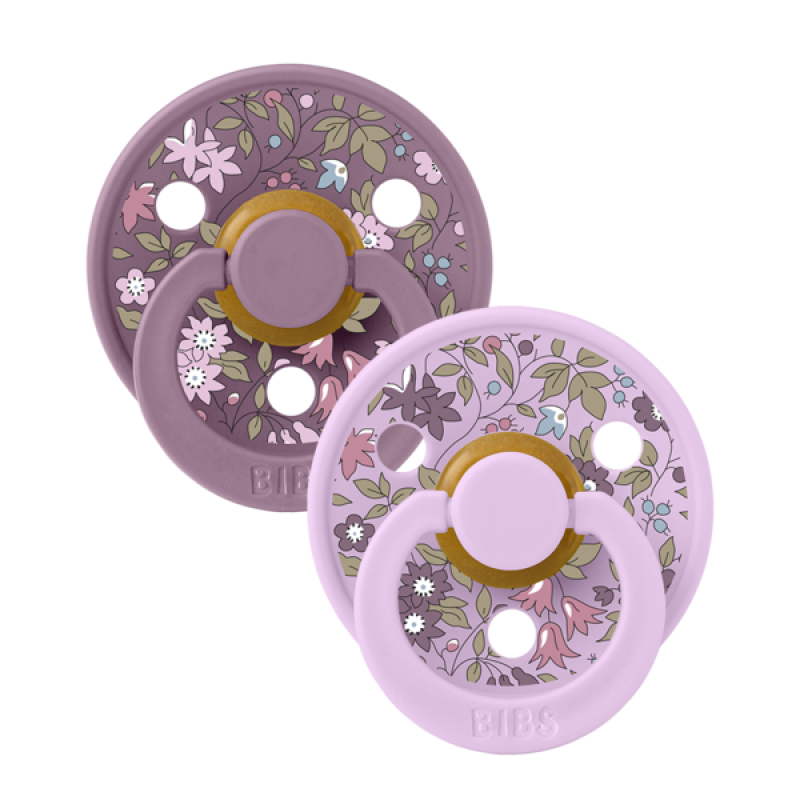 Bibs X Liberty Σετ Πιπίλες 2τμχ – Chamomile Lawn_Violet Sky Mix – Στρογγυλή No1 Bibs X Liberty Σετ Πιπίλες 2τμχ – Chamomile Lawn_Violet Sky Mix – Στρογγυλή No1