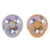 Bibs X Liberty Σετ Πιπίλες 2τμχ – June Blossom Pumpkin Mix – Στρογγυλή No2 Bibs X Liberty Σετ Πιπίλες 2τμχ – June Blossom Pumpkin Mix – Στρογγυλή No2