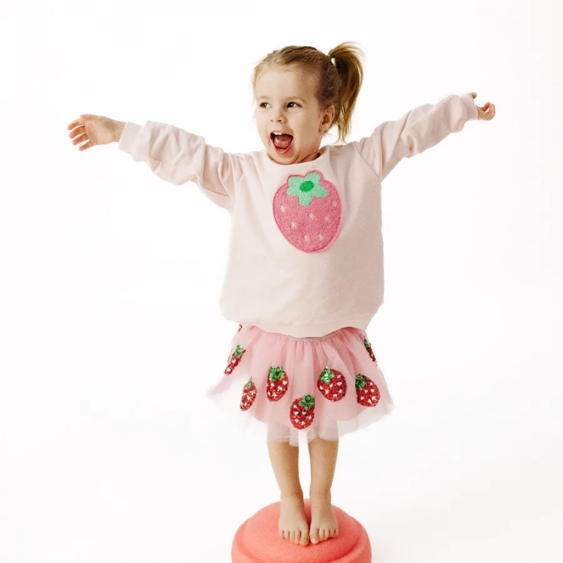 Φούστα Tutu Strawberry Swiss Dot  Φούστα Tutu Strawberry Swiss Dot