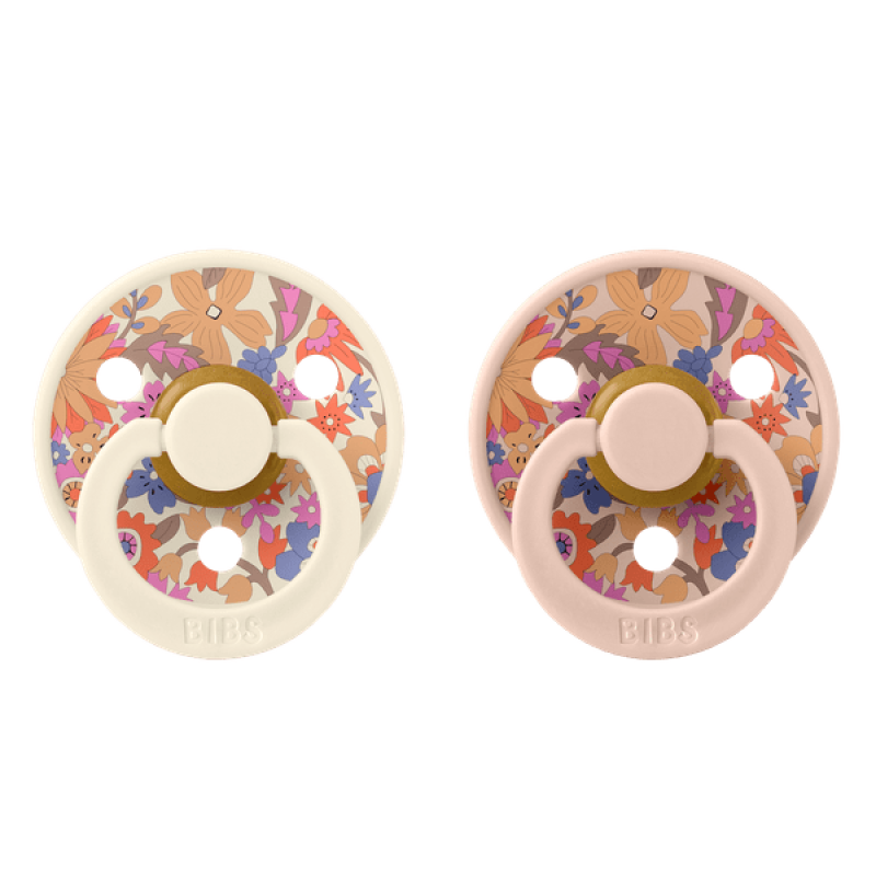Bibs X Liberty Σετ Πιπίλες 2τμχ – June Blossom Blush Mix – Στρογγυλή No1 Bibs X Liberty Σετ Πιπίλες 2τμχ – June Blossom Blush Mix – Στρογγυλή No1