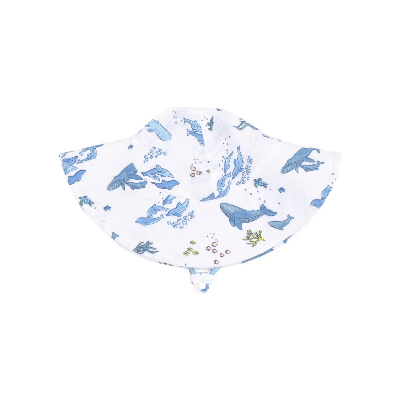 Καπέλο Watercolor Blue Whales  Καπέλο Watercolor Blue Whales