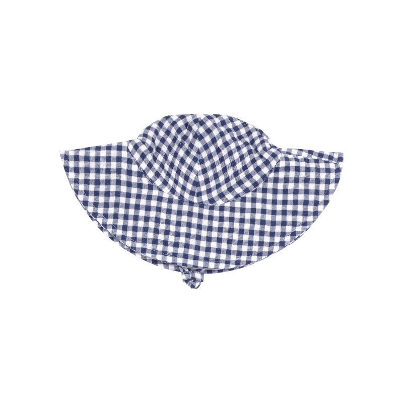Καπέλο Navy Gingham Καπέλο Navy Gingham