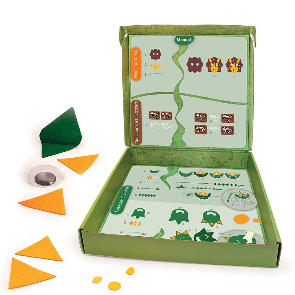 Craft Δεινόσαυρος Παιχνίδι Με 3 Χειροτεχνίες DIY Για 3+ Χρονών