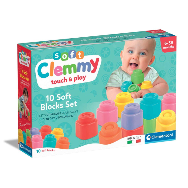 Soft Clemmy Τouch & Play Μαλακά Premium Τουβλάκια 