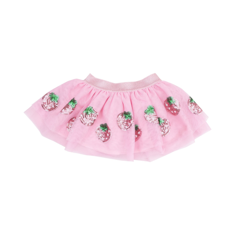 Φούστα Tutu Strawberry Swiss Dot  Φούστα Tutu Strawberry Swiss Dot