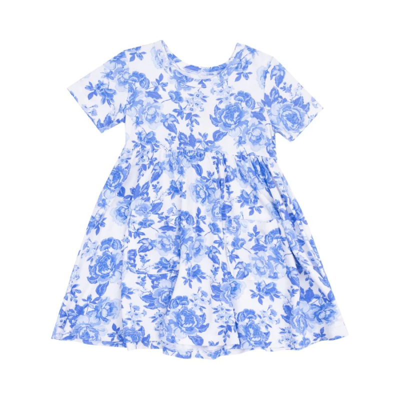 Φόρεμα Roses In Blue Φόρεμα Roses In Blue