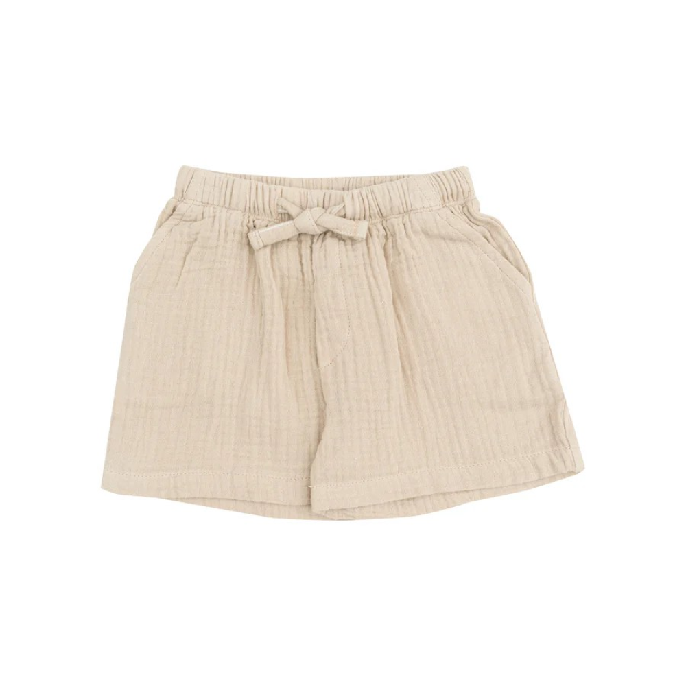 Σορτσάκι Solid Muslin Oxford Tan   Σορτσάκι Solid Muslin Oxford Tan