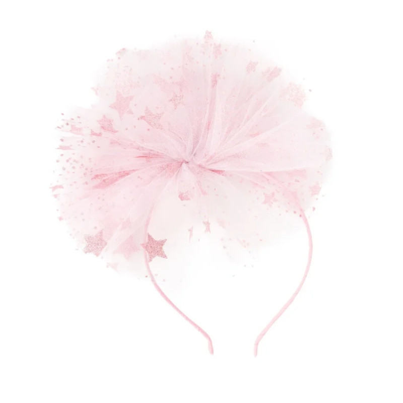 Στέκα Μαλλιών «Lady Penelope» Με Ροζ Αστέρια