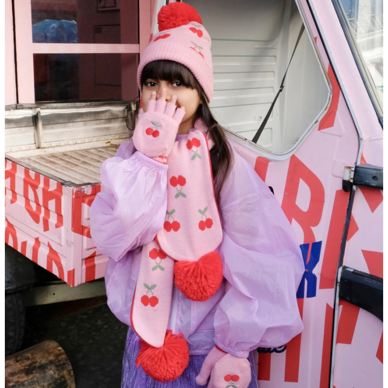 Rockahula Kids Κασκόλ Πλεκτό Cherry 3-10 Ετών 