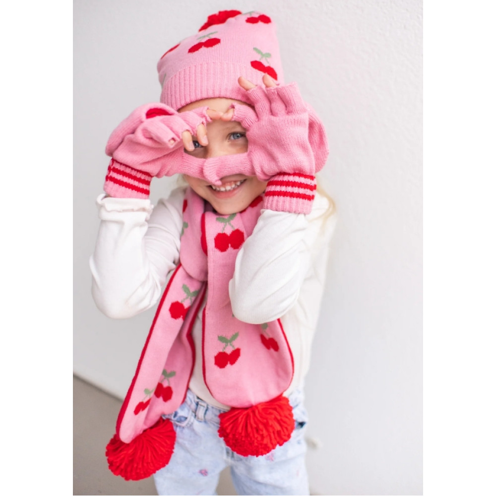 Rockahula Kids Κασκόλ Πλεκτό Cherry 3-10 Ετών 